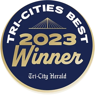 Tri-Cities Best 2023 Gold Winner, awarded to New U Women's Clinic & Aesthetics