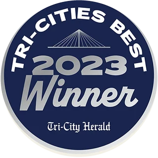 Tri-Cities Best 2023 Silver Winner, awarded to New U Women's Clinic & Aesthetics